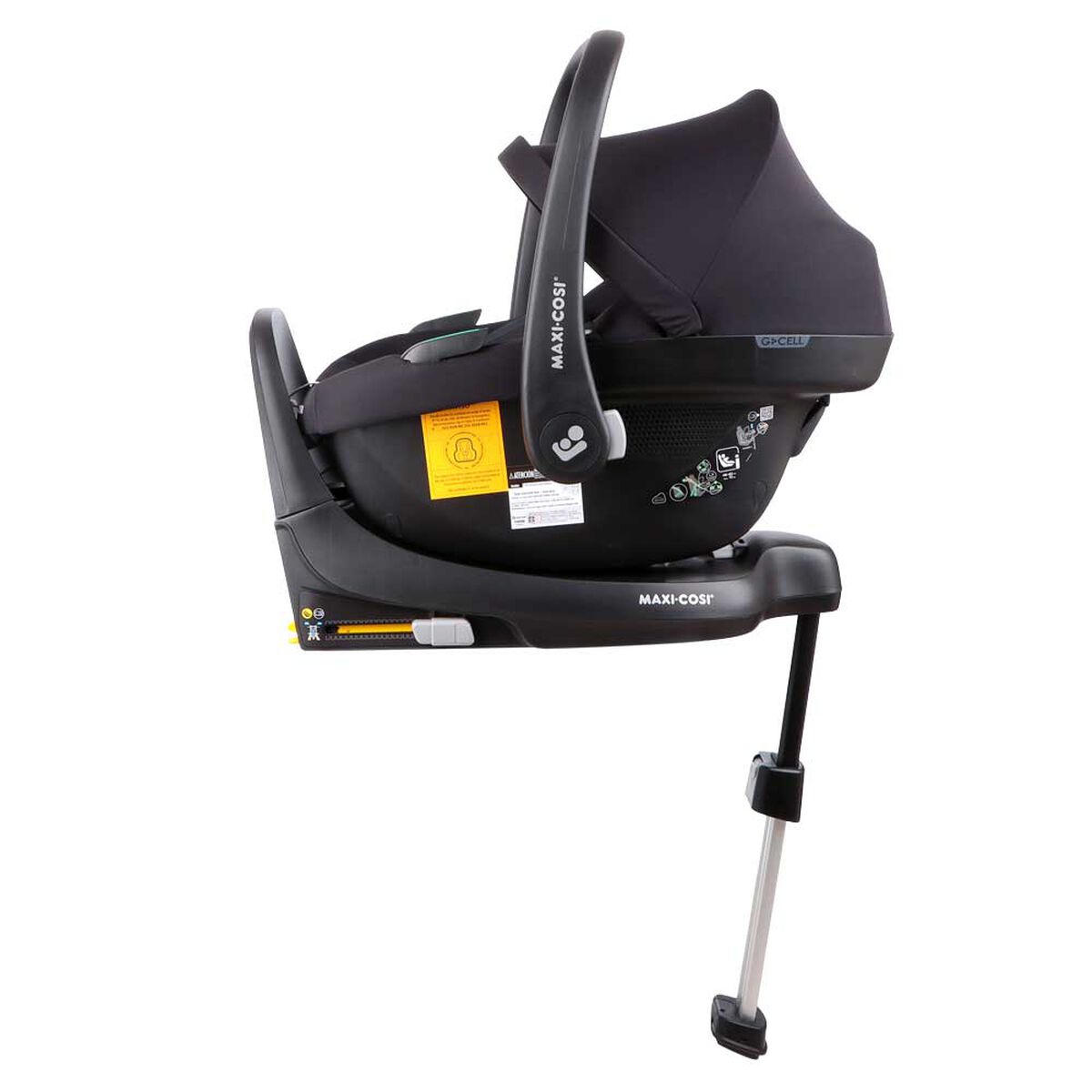 Silla Auto Nido Cabriofix Black+Familyfix S Black Maxi-Cosi