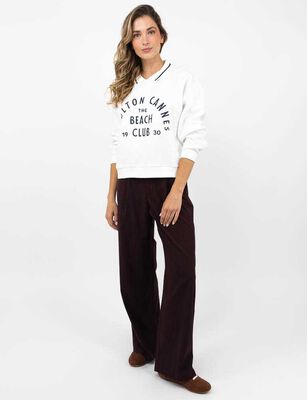 Imagen 2 del producto Polerón Mujer Zibel Blanco, Burdeo, Gris-Melan, Navy