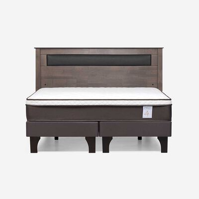 Imagen 1 del producto Combo Cama Europea Rosen King New Style 4 Plus BD + Respaldo Ferrara