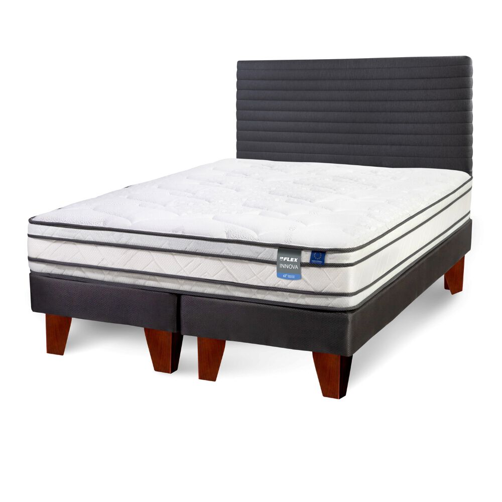 Cama Europea Flex 2 Plazas Innova + Respaldo