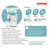 Máquina de Coser Overlock Janome 744D
