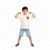 Polera Manga Corta de Algod&oacute;n Ni&ntilde;o Chess