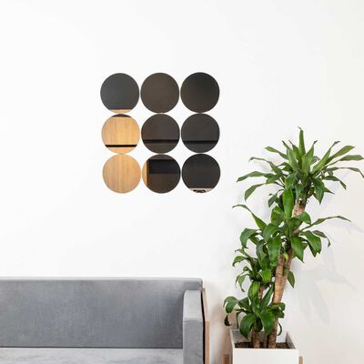 Imagen 1 del producto Set 9 Espejos Redondos TuHome Artemis 60 x 60 cm