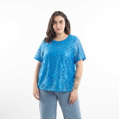 EXTRALINDAS Polera Manga Corta Mujer Extralindas