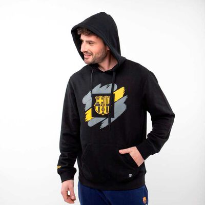 Polerón Con Gorro de Algodón Hombre Barcelona