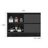 Mueble Base de Cocina Home Mobili Etni 120 2 Cajones Grafito
