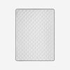 Cama Europea Rosen 2 Plazas New Style 4 Plus + Respaldo Rachel Gris + 2 Veladores
