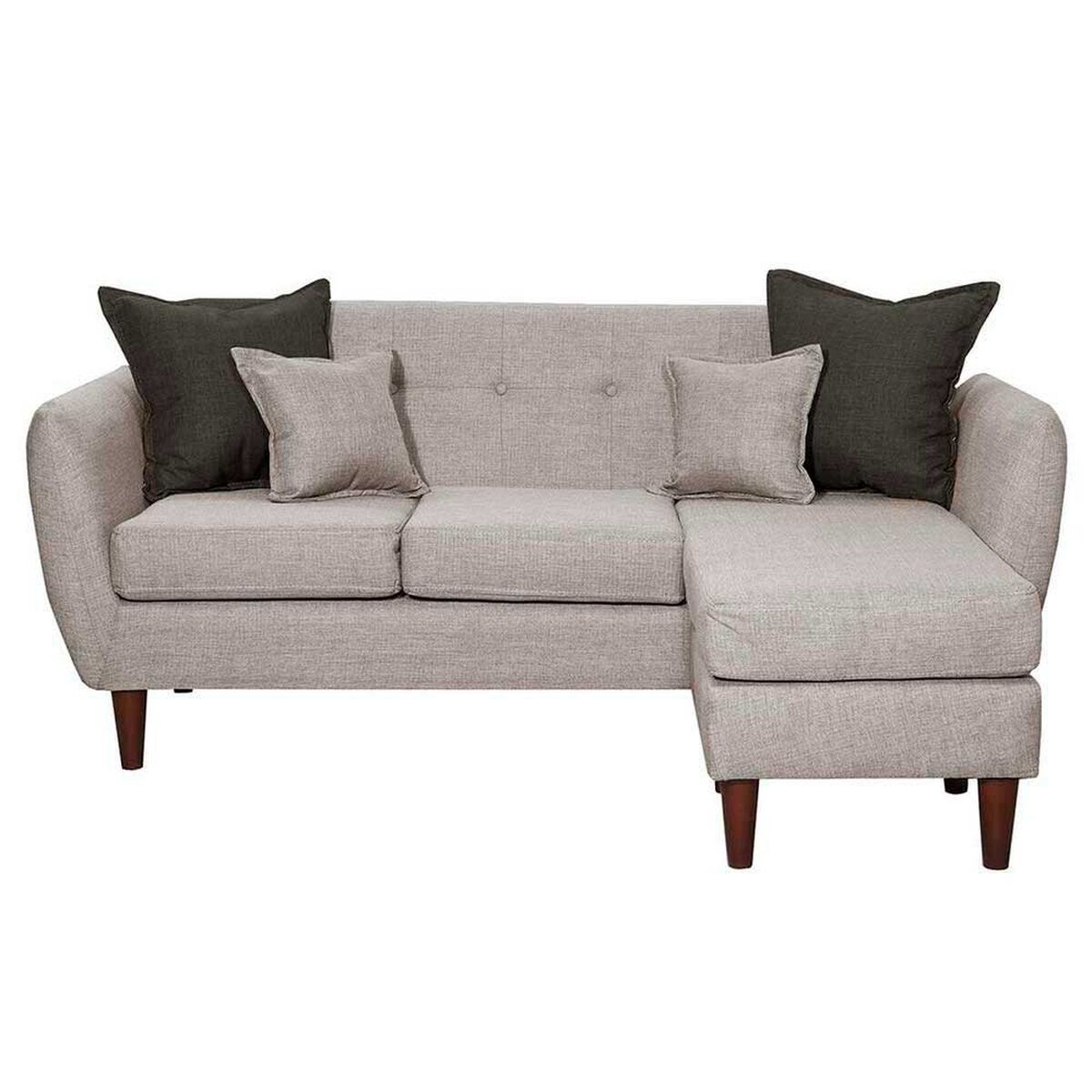 Sof&aacute; Seccional Black Factory Huevito 4 Cuerpos Beige