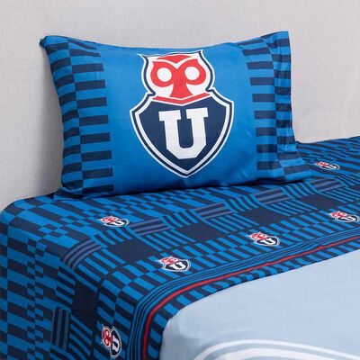 Imagen 1 del producto Juego de Sábanas Infantil U de Chile 1,5 Plazas Pasión