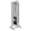 Joyero Tuhome Prisma 1 Puerta con Espejo Integrado Blanco