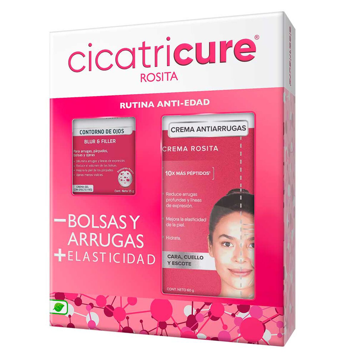 Pack Cicatricure Crema Anti Edad 60 Gr + Blur & Filler 15 Gr