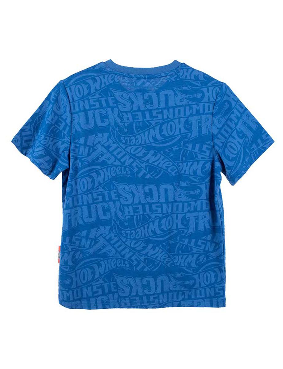Polera de Algodón Niño Hot Wheels