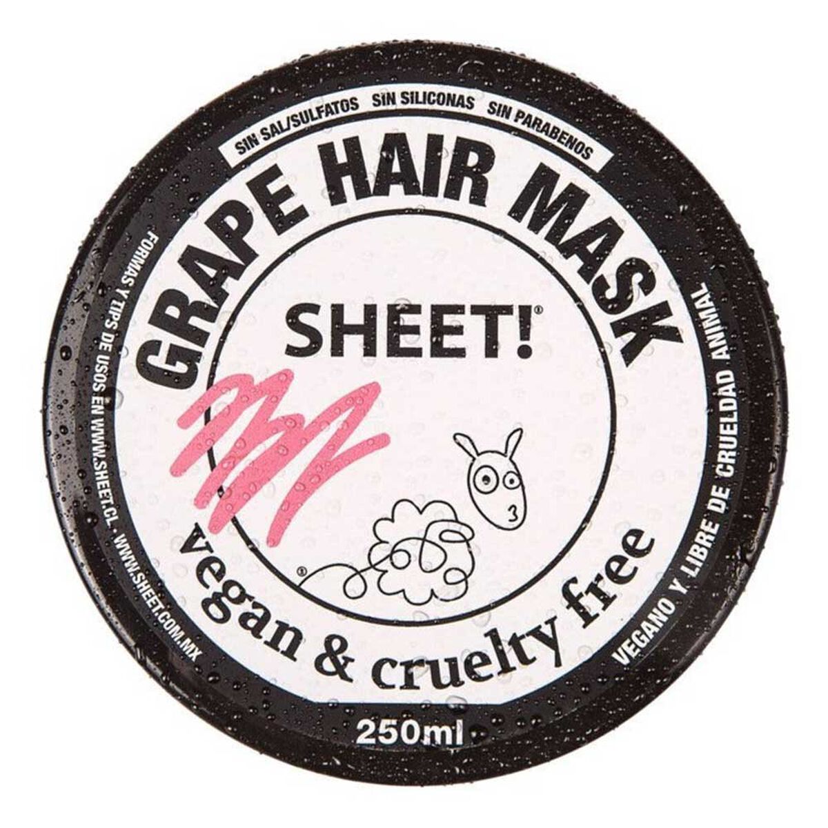 Crema Tratamiento para Pelo con Extracto de Uva Sheet