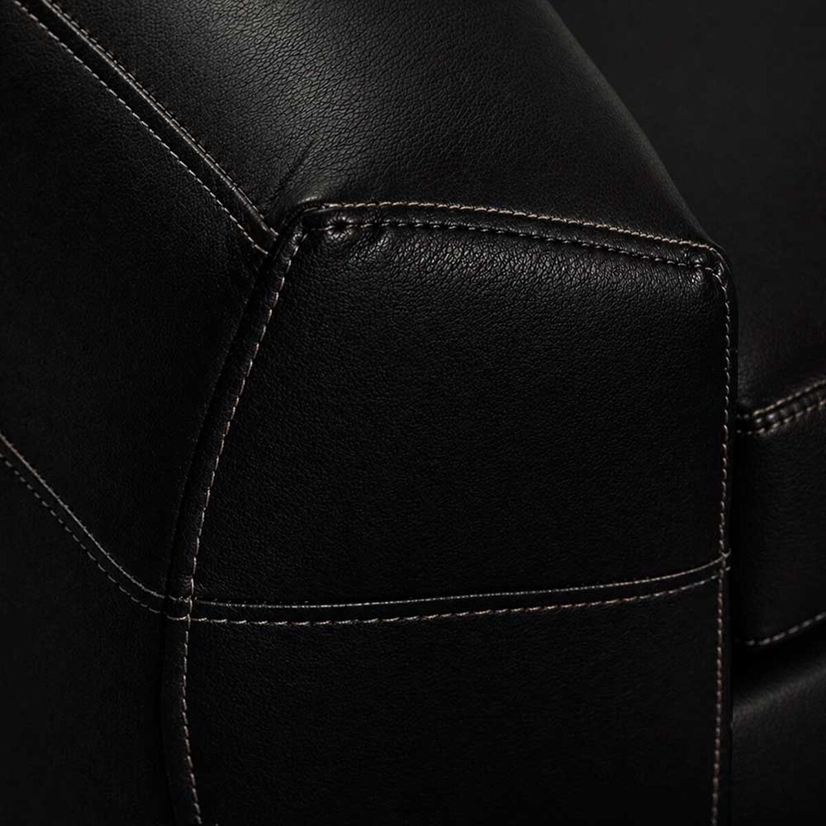 Juego de Living Elegant Detail New Houston 2-1-1 Cuerpos Negro