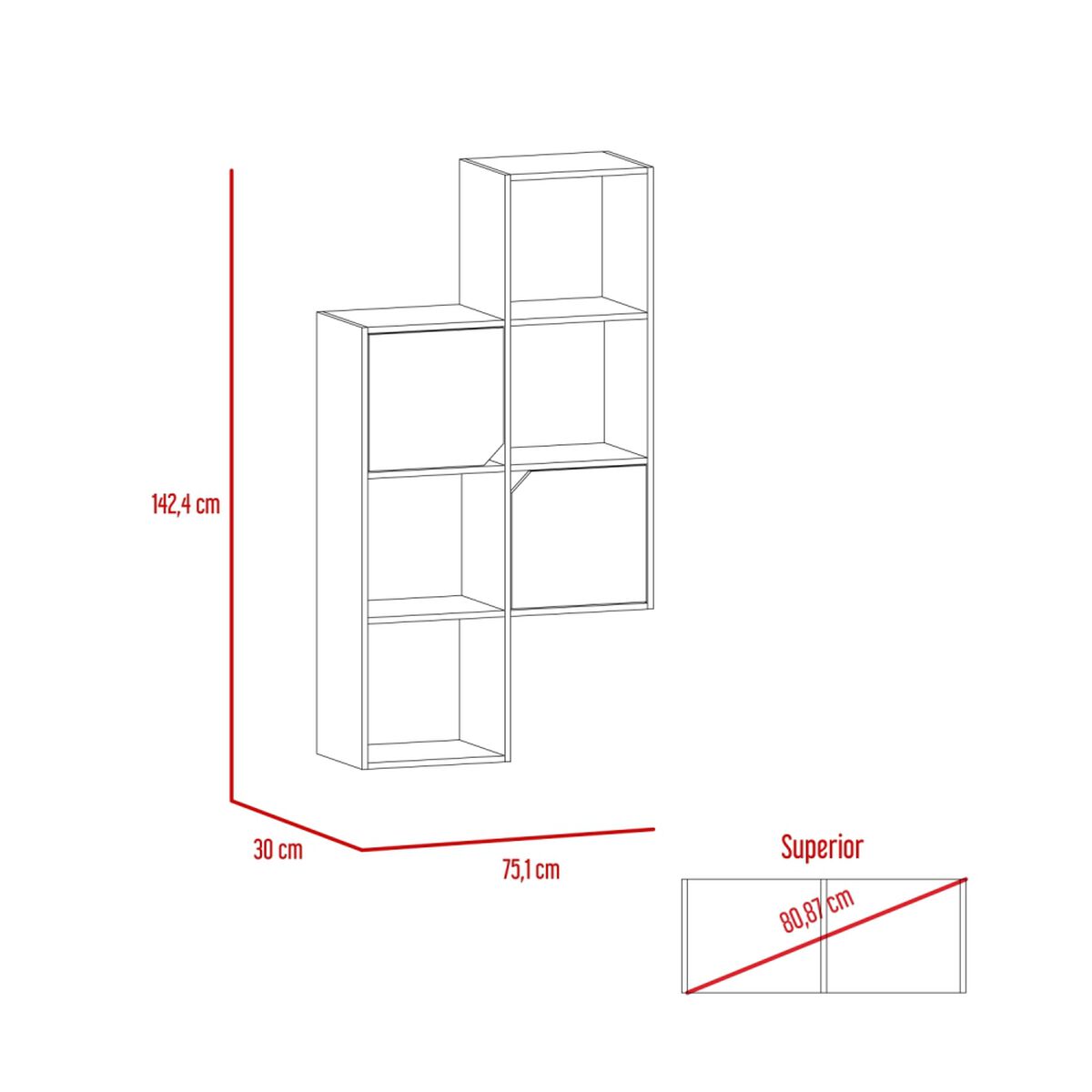 Biblioteca TuHome Debanhi Duna y Gris