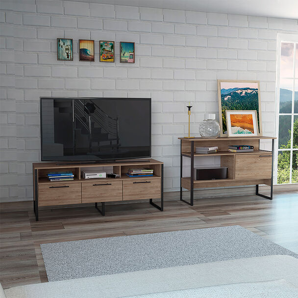 Rack TV Hasta 60"" + Arrimo TuHome Magnum
