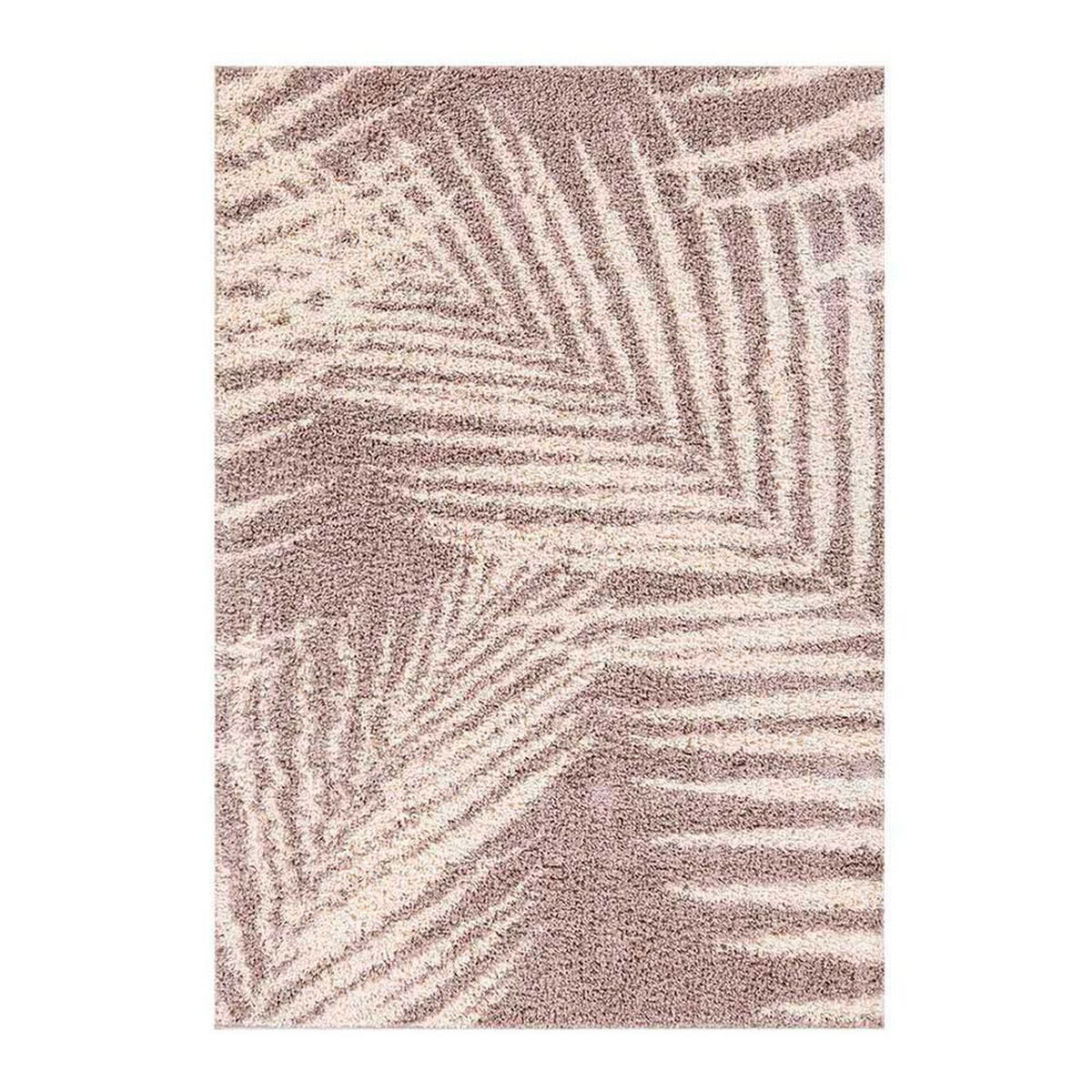Alfombra Idetex Shaggy Guiza 170 x 230 cm Caf&eacute;