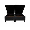 Base de Cama Ba&uacute;l Almore 2 Plazas Base Dividida Negro