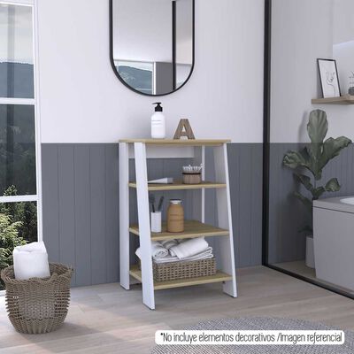 Mueble Optimizador TuHome Bath Bi Color Duna Blanco