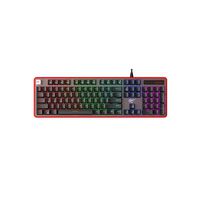 Teclado Gamer Havit KB870L USB Rojo