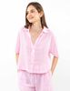 Blusa Algodón Manga Corta Mujer Icono