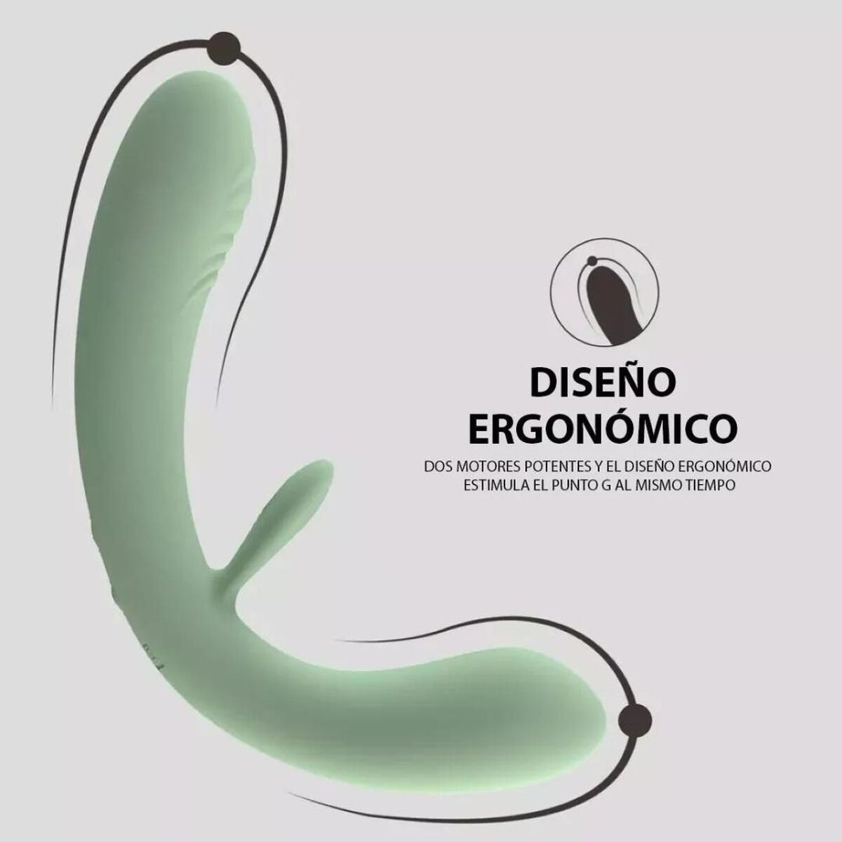 Vibrador de Doble Cabeza para Mujeres Winyi