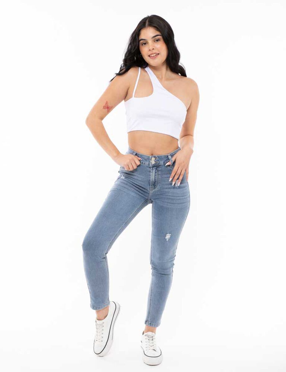 Jeans Skinny Push Up Mujer Icono