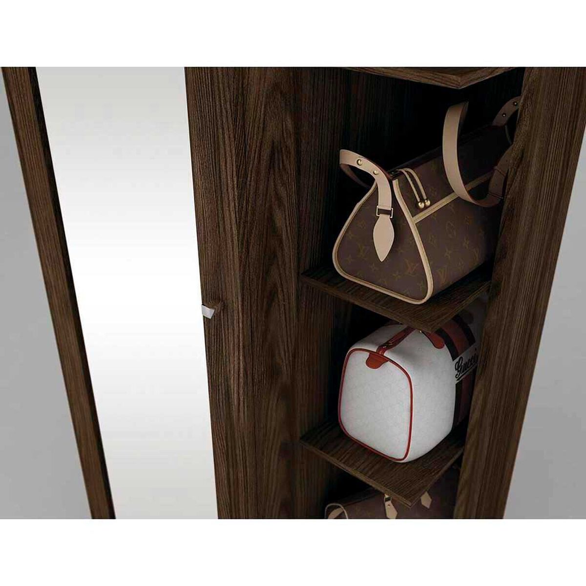 Zapatera Home Mobili Pia 1 Puerta Caf&eacute;