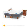 Cama Europea CIC Base Dividida King Alaska + 2 Veladores