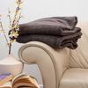Manta Poliéster Doral 127 x 152 Deluxe Gris Oscuro