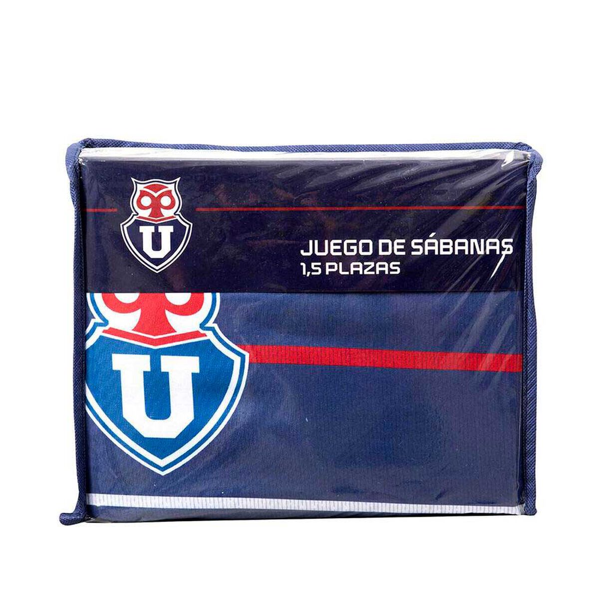 Juego de S&aacute;banas U de Chile 1,5 Plazas Multicolor