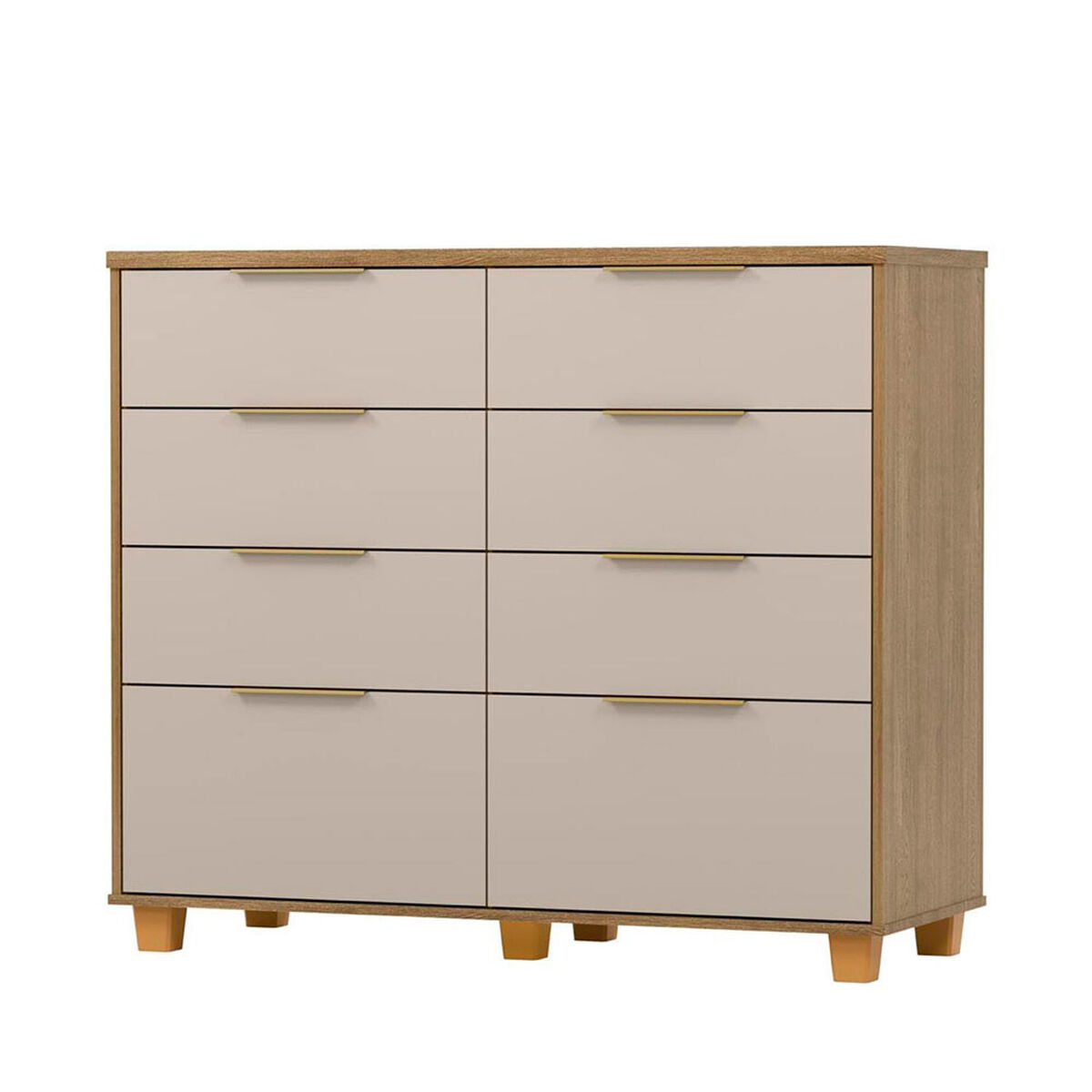 C&oacute;moda Vekkahome Dubai 8 Cajones Beige