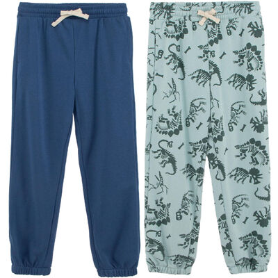 Imagen 1 del producto Pack 2 Pantalón Buzo Niño de Algodón Chess Calipso, Grafito