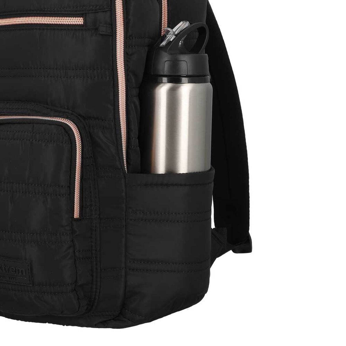 Mochila Notebook Xtrem Nebraska 6XT Negro/Rose Gold 16"
