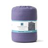 Juego de S&aacute;banas Polar American Family 2 Plazas Liso Malva No Aplica Morado