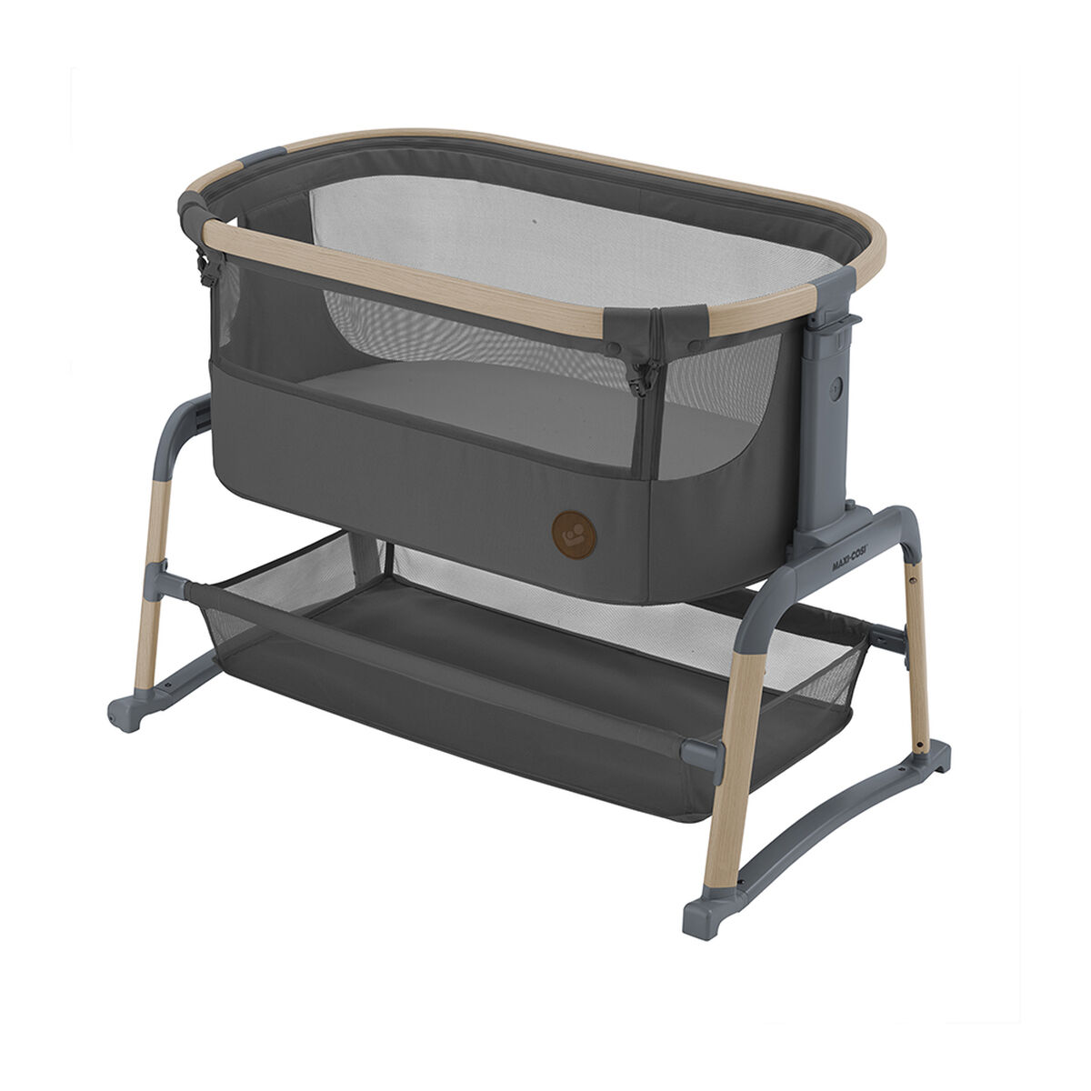 Cuna Colecho Lora Air Beyond Gris Oscuro Maxi Cosi