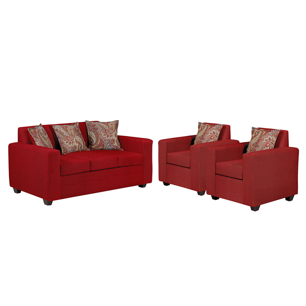 Juego de Living Decomuebles Baltimore 3-1-1