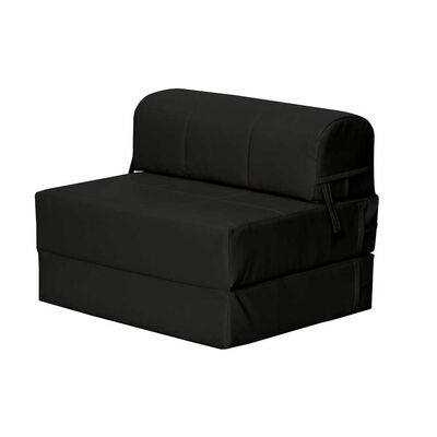Sofá Cama Latam Home PU Siena 1 Cuerpo Negro