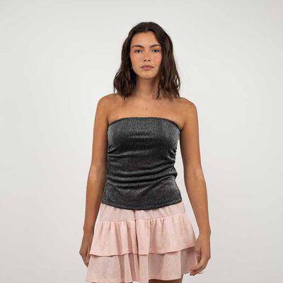 Polera Strapless Mujer Icono