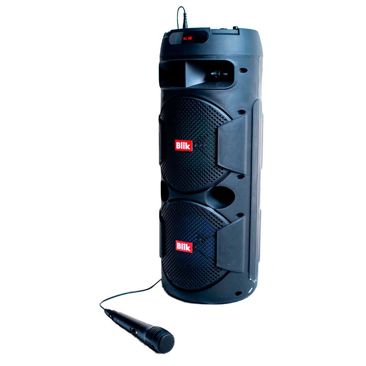 Parlante Minicomponente Bluetooth Blik Screamer 3 Negro Karaoke