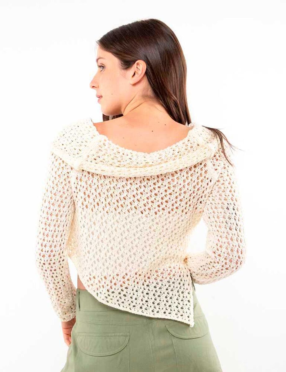 Sweater Crochet Mujer Icono