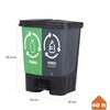Basurero Homeclaf 40 lt Negro