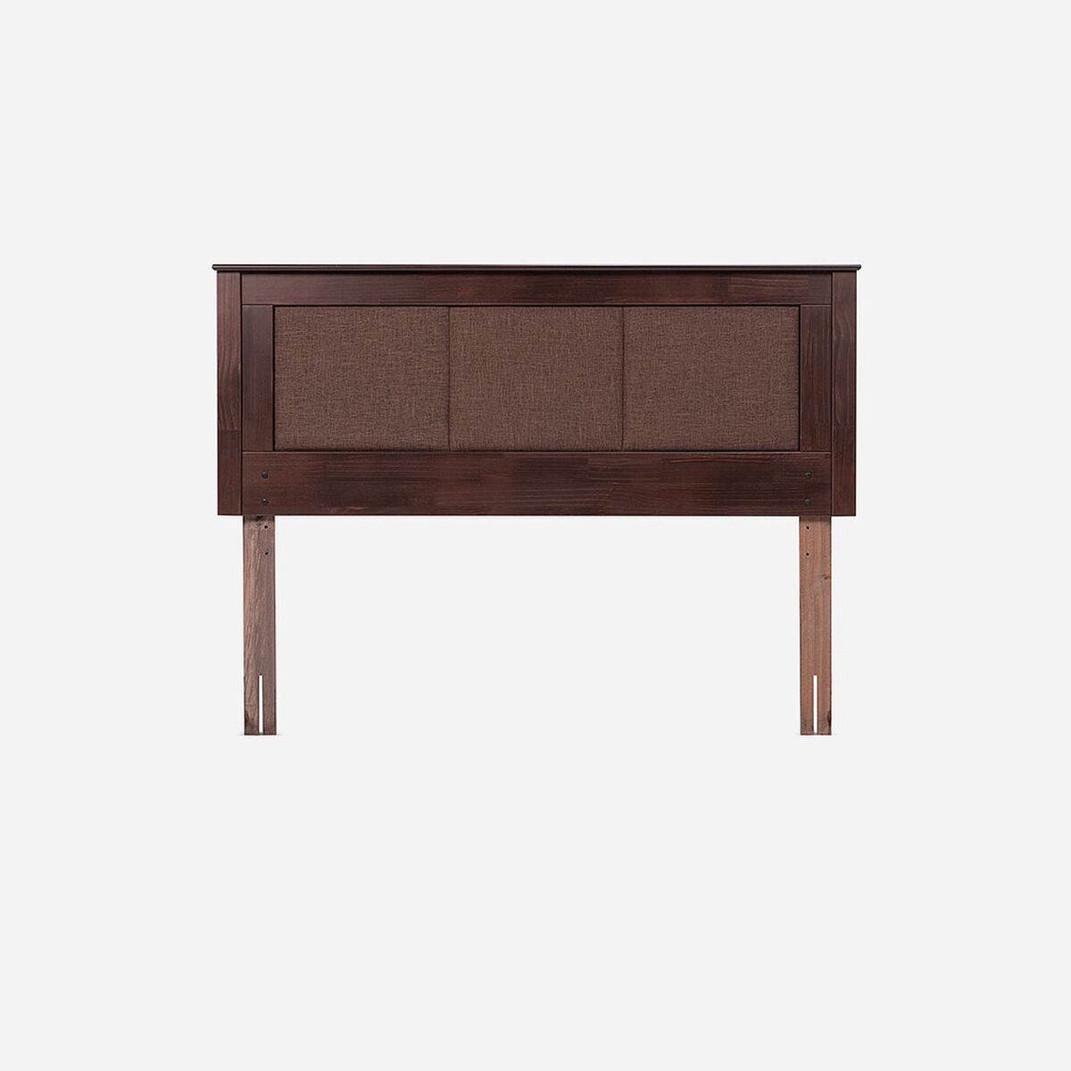 Cama Europea Rosen 2 Plazas Art 4 + Respaldo Rachel Chocolate