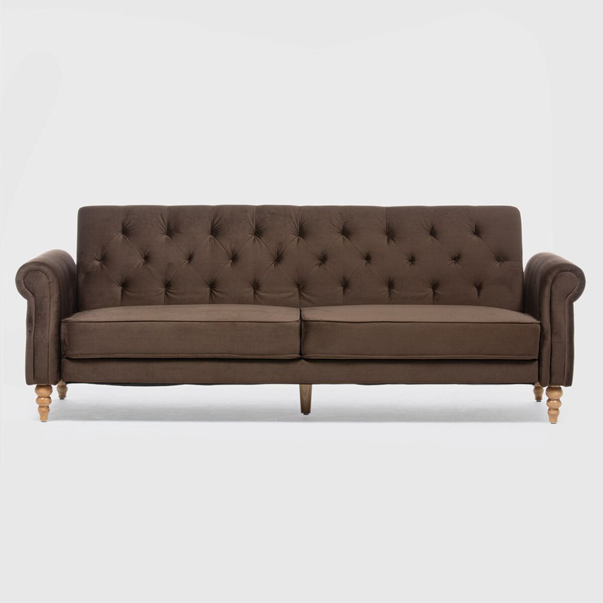 Futón Daniels EG2025BR 3 Cuerpos Café