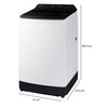 Lavadora Automática Samsung WA15CG5441BWZS 15 kg.