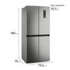 Refrigerador Electrolux DQ79SU 420 lts Inox