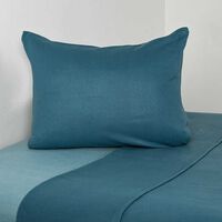 Sábana de polar American Family 1,5 Plazas Menta Verde