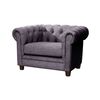 Sofá Latam Home Florencia 1 Cuerpos Gris Oscuro