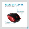 Mouse Inalámbrico HP 200 Rojo con Negro