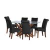 Juego de Comedor Latam Home Merida 6 Sillas Negro